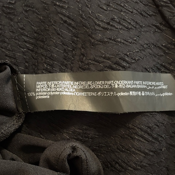 Zara Elegant Black Layered Dress-NWOT - Picture 6 of 9